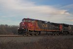 CN 2515 leads a northbound that has just met the DPU-equipped southbound